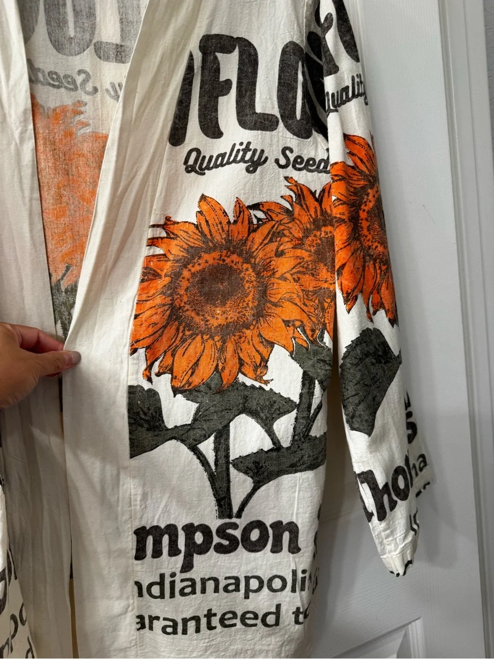 Vintage Sack upcycled vintage